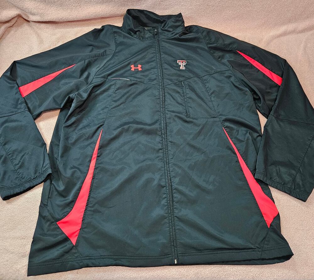 Under Armour Texas Tech Red Raiders Undeniable Full Zip Jacket Size 3XLT